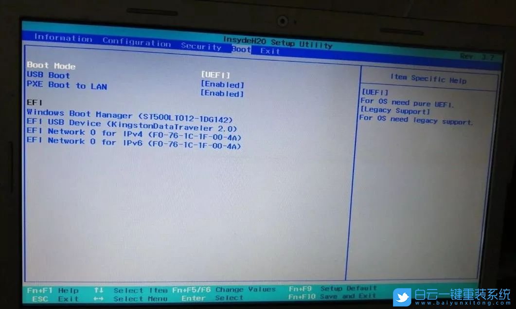 联想Bios设置,U盘启动步骤