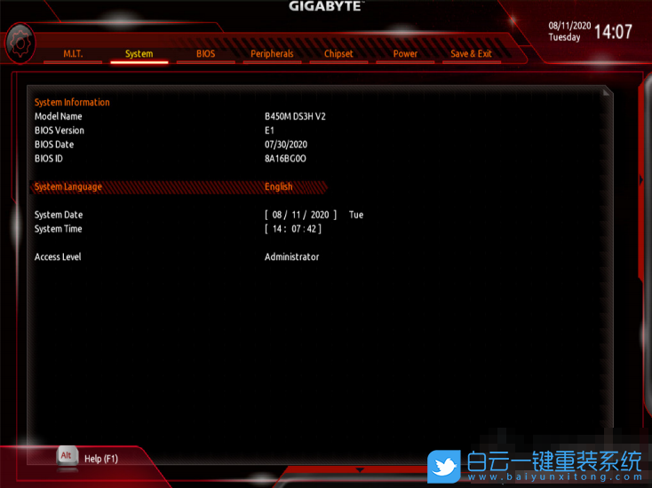 B550M主板,Win7步骤