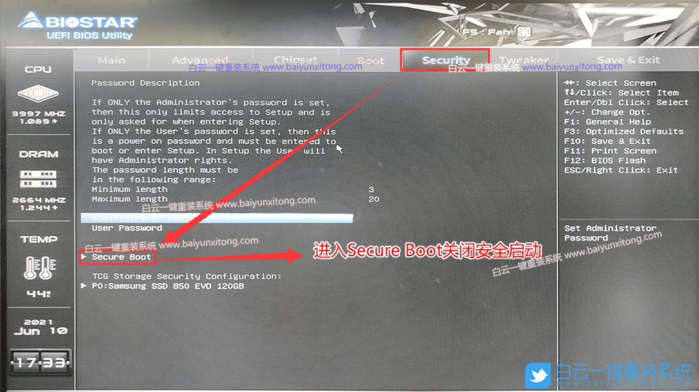 i5 11400F,B560主板,Win7,映泰主板步骤