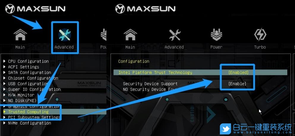 TPM,Win11,BIOS设置步骤