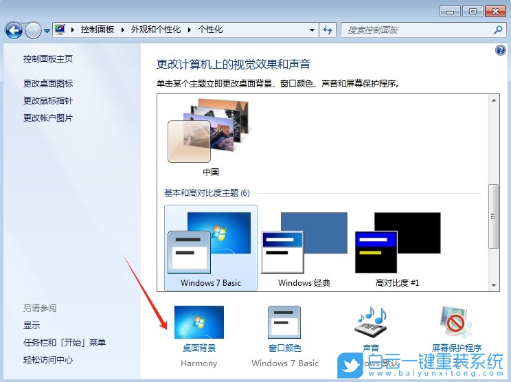 Win7,设置桌面背景图切换频率,切换频率步骤
